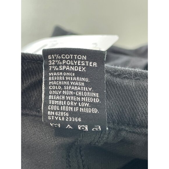 HUE Classic Stretch Denim Legging Size XL Pull On Elastic Waist Black Active NEW - Picture 3 of 5